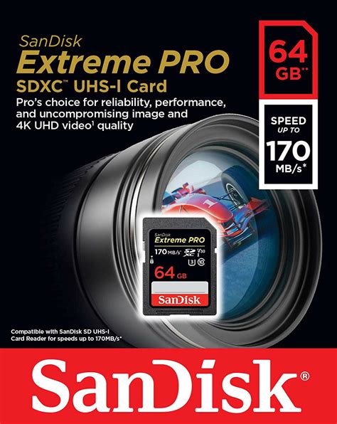 SanDisk 64GB Extreme PRO SDXC UHS.